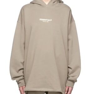 Oversized hoodie. XXL. Taupe